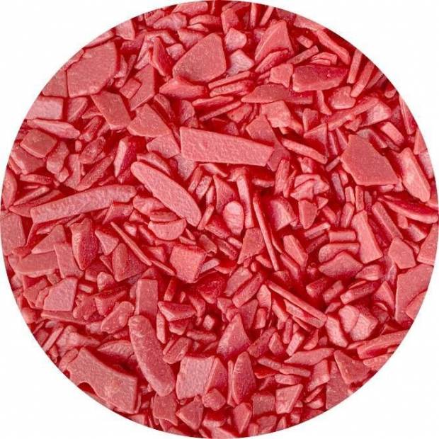 Červené ľadové šupinky (50 g) - dortis