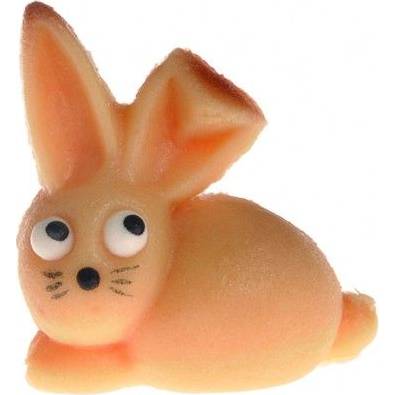 Marcipánová figúrka zajačika s odlomeným uchom, 14g - Frischmann vyškov