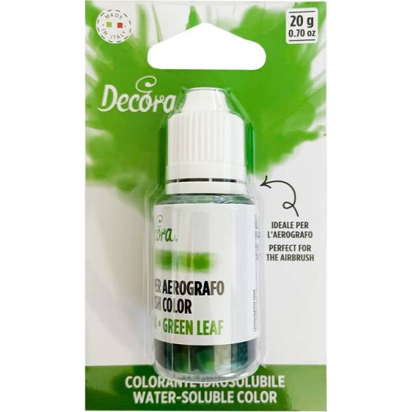 Airbrush farba tekutá listová zelená 20g - Decora