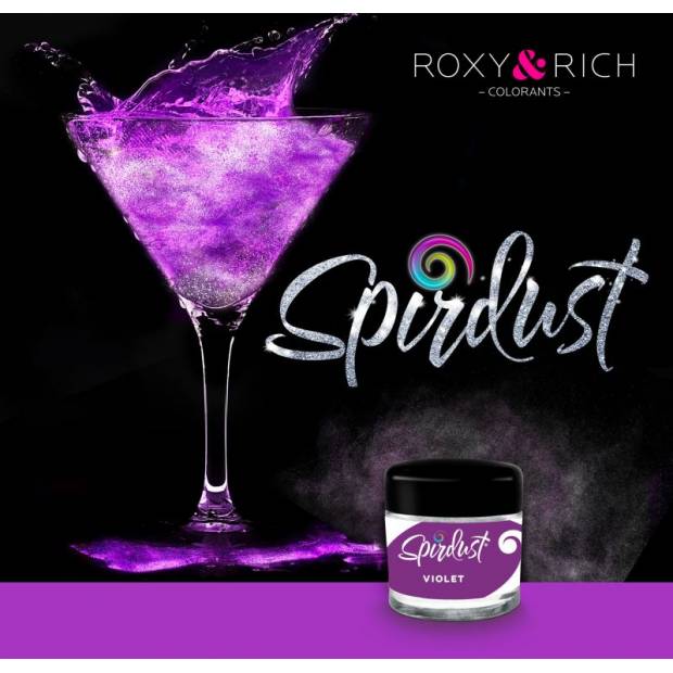 Metalická spirálovo purpurová 1,5 g - Roxy and Rich
