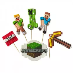 Cukrová figurka zapich do torty Minecraft - I LOVE CAKES
