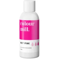 Olejová farba 100 ml vysoko koncentrovaná tmavo ružová - colour mill