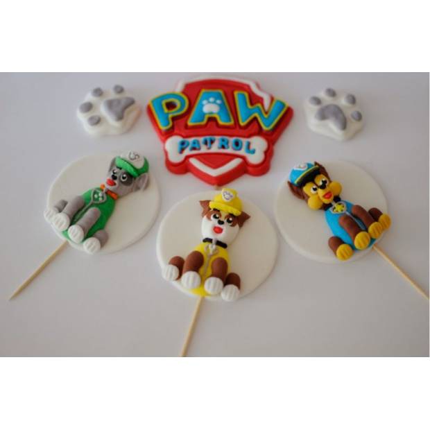 Cukrová figúrka Paw Patrol 6ks - K Decor