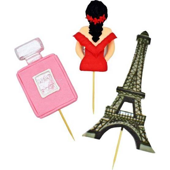Cukrová figúrka dievčaťa v Paríži - K Decor