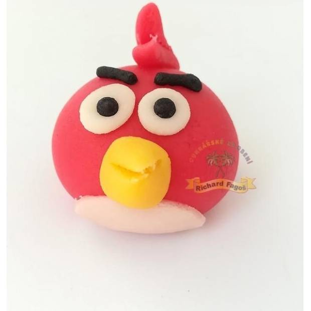 Tortová figúrka Angry Birds Red 4cm z kokosu - Fagos