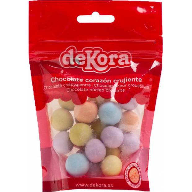 Čokoládové guľôčky Pastel Crispi 80g - Dekora