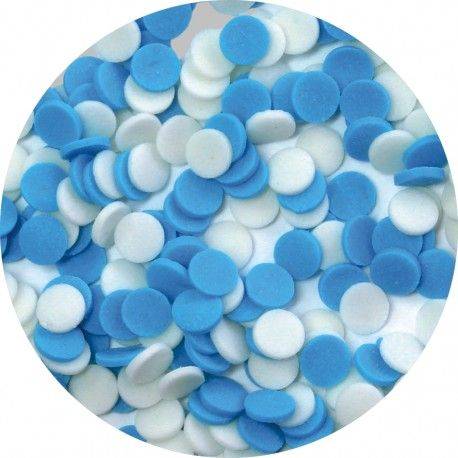 Cukrové konfety modré a biele 40g - Dekor Pol
