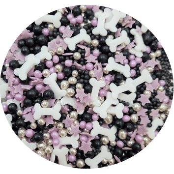 Cukor na zdobenie fialových kostí 60g - Dekor Pol