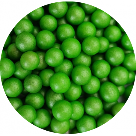Cukrové perly zelené 60g - Dekor Pol