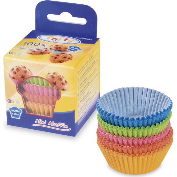 Cukrovinky cupcake color mix 35x20mm 100ks - Wimex