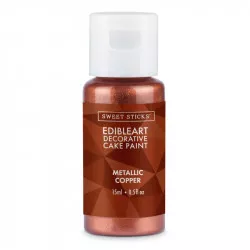 Metalická farba tekutá 15ml Copper - Sweet Sticks