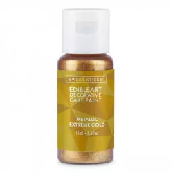 Metalická farba tekutá 15ml Extreme gold - Sweet Sticks