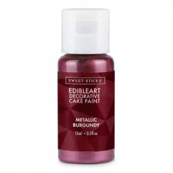 Metalická farba tekutá 15ml Burgundy - Sweet Sticks