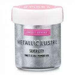 Prachová farba metalická Silver City 10ml - Sweet Sticks