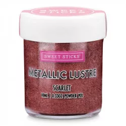 Prachová farba metalická Scarlet 10 ml - Sweet Sticks