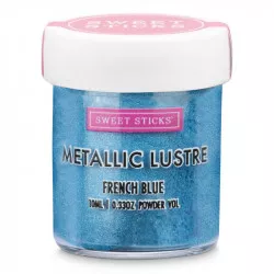 Prachová farba metalická French Blue 10ml - Sweet Sticks