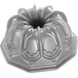 NW Forma na bábovku Cathedral 9 šál stříbrná - Nordic Ware