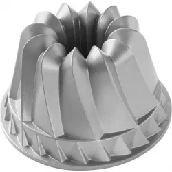 NW Forma na bábovku Kugelhopf 10 cup strieborná - Nordic Ware