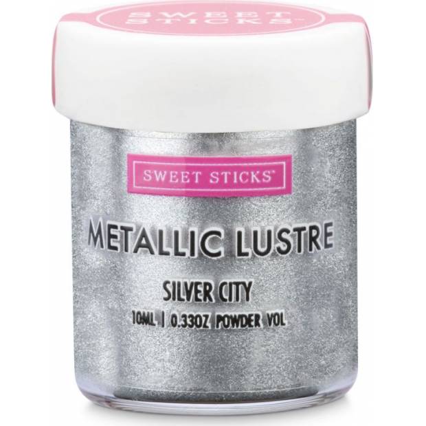 Metalická prášková farba Silver City 10ml - Sweet Sticks