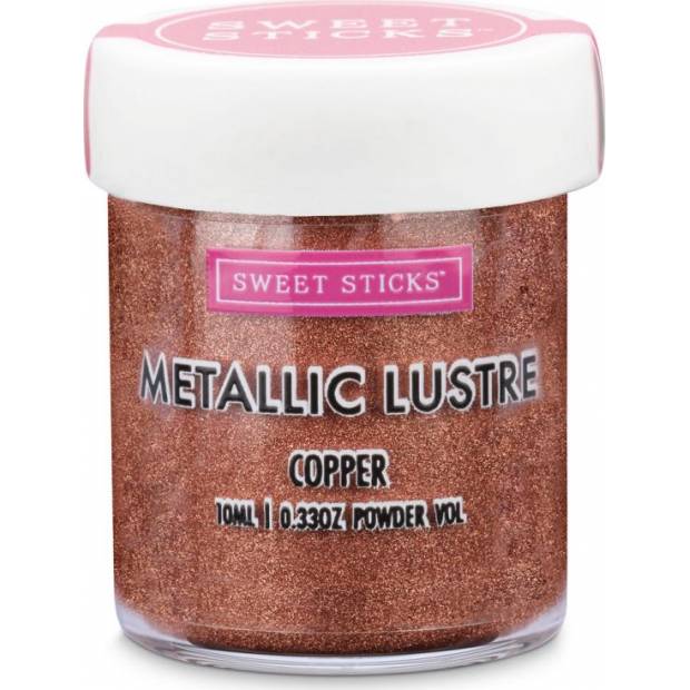 Metalická prachová farba Copper 10ml - Sweet Sticks