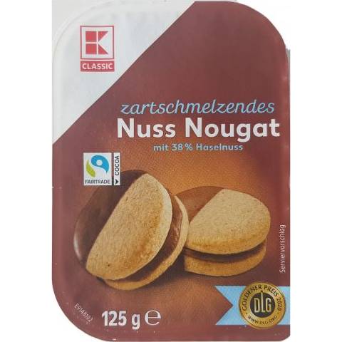 Orechový nugát 38% 125g - Kaufland