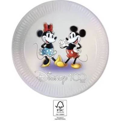 Papierové taniere Mickey a Minnie 23cm, 8ks - Procos