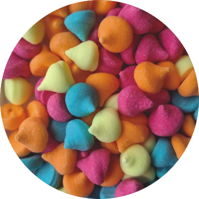 Cukrové pusinky neon 25g - Dekor Pol