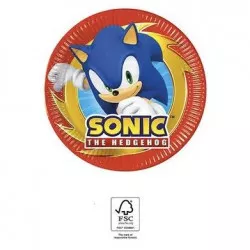 Papierové taniere Sonic 19,5 cm, 8 ks - Procos
