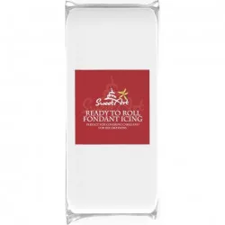 SweetArt potahovací a modelovací hmota vanilková White (1 kg) - dortis