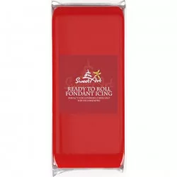 SweetArt potahovací a modelovací hmota vanilková Red (1 kg) - dortis
