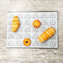 Šablóna na makrónky 42×29 cm - Cakesicq