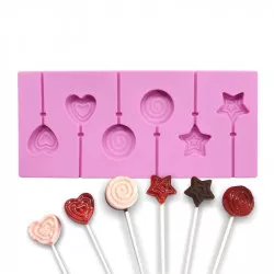 Silikónová forma na lízátka 5 × 11 cm - Cakesicq