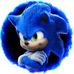 Jedlý papier Sonic 19,5 cm - Pictu Hap - Magic