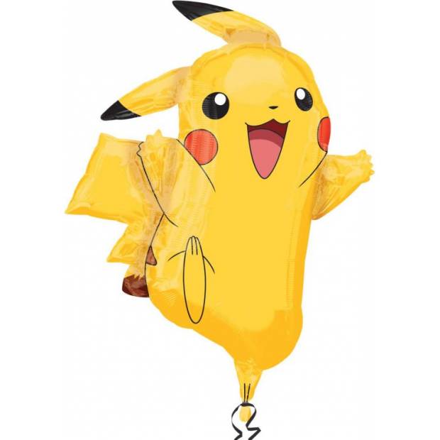 Fóliový balón pikachu, 62 cm - Amscan