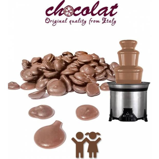 Čokoláda mléčná do fontány 36/35% extra Children 1kg - Monaco