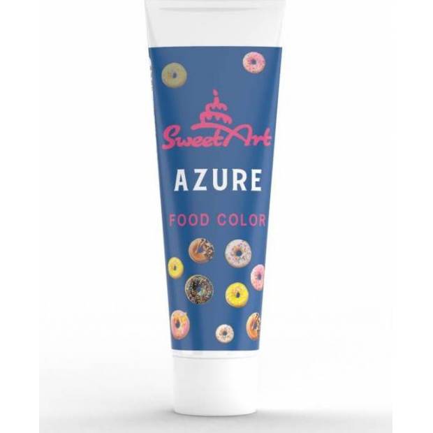 SweetArt gélová farba v tube Azure (30 g) - dortis
