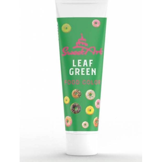 SweetArt gélová farba v tube Leaf Green (30 g) - dortis