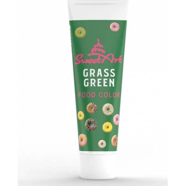 SweetArt gélová farba v tube Grass Green (30 g) - dortis