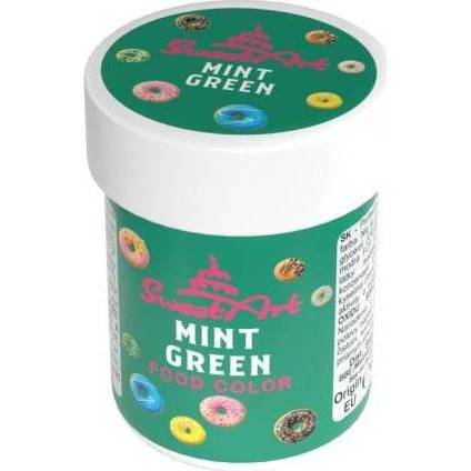 SweetArt gélová farba Mint Green (30 g) - dortis