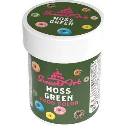 SweetArt gélová farba Moss Green (30 g) - dortis