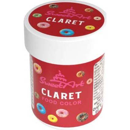 Gélová farba SweetArt Claret (30 g) - dortis