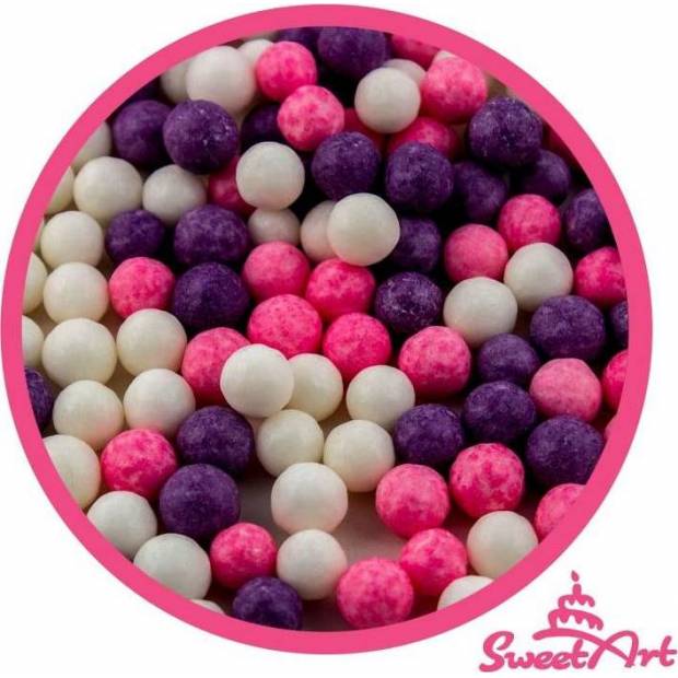 Cukrové perly SweetArt Princess mix 7 mm (80 g) - dortis