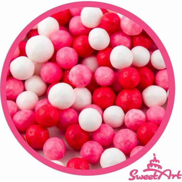 SweetArt cukrové perly Love mix 7 mm (80 g) - dortis