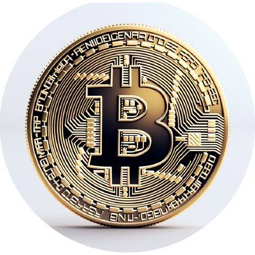 Jedlý papier Bitcoin 19,5 cm - PICTURE