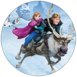 Jedlý papier Frozen Kristoff a Anna - Pictu Hap