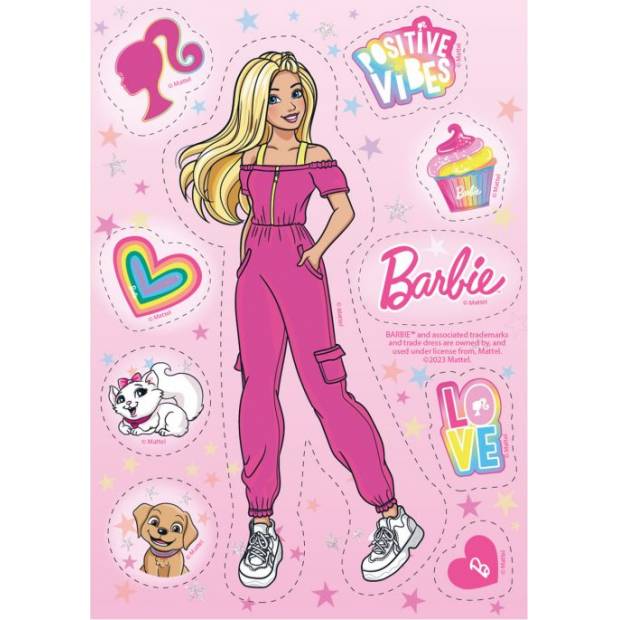 Jedlý papier na vystrihovanie barbie - Dekora