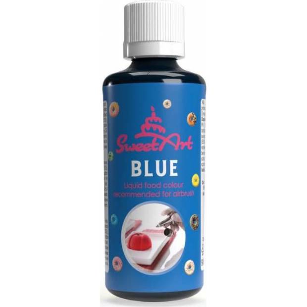 SweetArt Airbrush Paint Liquid Blue (90 ml) - dortis