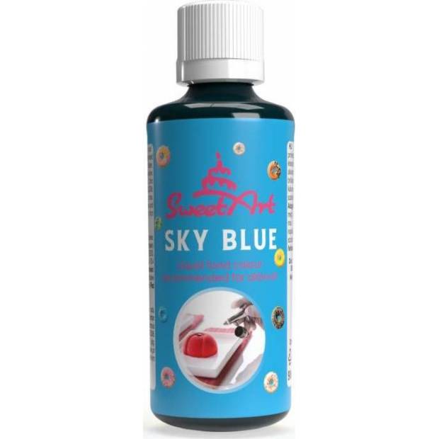 SweetArt airbrush farba tekutá Sky Blue (90 ml) - dortis