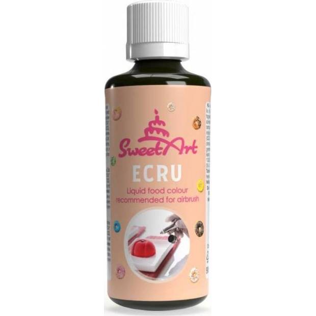 SweetArt airbrush farba tekutá Ecru (90 ml) - dortis