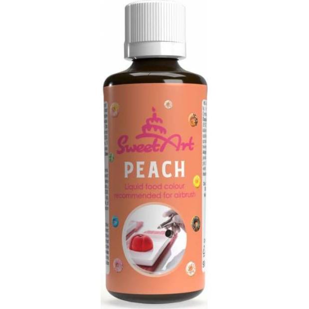SweetArt Airbrush Paint Liquid Peach (90 ml) - dortis